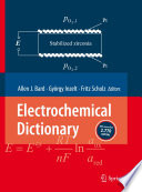 Electrochemical dictionary /
