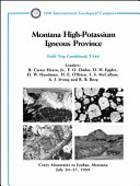 Montana high-potassium igneous province : Crazy Mountains to Jordan, Montana, June 20-27, 1989 /