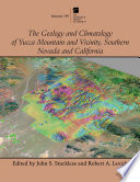 The geology and climatology of Yucca Mountain and vicinity, Southern Nevada and California /