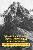 Quaternary and environmental research on East African mountains /