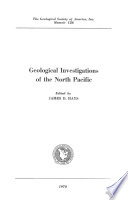 Geological investigations of the North Pacific /