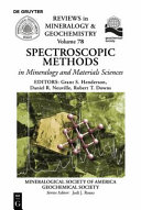 Spectroscopic methods in mineralogy and materials sciences /