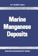 Marine manganese deposits /