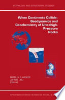 When continents collide : geodynamics and geochemistry of ultrahigh-pressure rocks /