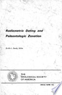 Radiometric dating and paleontologic zonation /