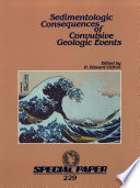 Sedimentologic consequences of convulsive geologic events /