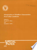 Interpretation of windflow characteristics from eolian landforms /