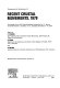 Recent crustal movements, 1979 : proceedings of the IUGG Interdisciplinary Symposium no. 9, "Recent crustal movements," Canberra, A.C.T., Australia, December 13-14, 1979 /