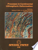 Processes in continental lithospheric deformation /