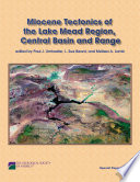 Miocene tectonics of the Lake Mead region, central basin and range /