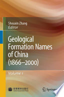 Geological formation names of China (1866-2000) /