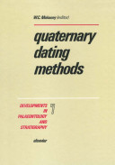 Quaternary dating methods /