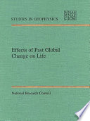 Effects of past global change on life /