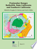 Peninsular Ranges batholith, Baja California and Southern California /