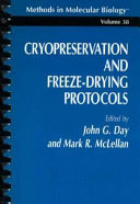 Cryopreservation and freeze-drying protocols /