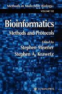Bioinformatics methods and protocols /