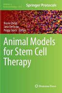 Animal models for stem cell therapy /