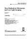 New methods in microscopy and low light imaging : 8-11 August 1989,  San Diego, California /