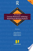 Langenscheidt Routledge German dictionary of biology = Wörterbuch Biologie Englisch /
