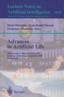 Advances in artificial life : 5th European Conference, ECAL'99, Lausanne, Switzerland, September 13-17, 1999 : proceedings /