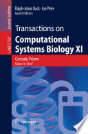 Transactions on computational systems biology XI /