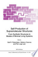 Self-production of supramolecular structures : from synthetic structures to models of minimal living systems /