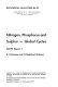 Nitrogen, phosphorus and sulphur--global cycles : report from a project on biogeochemical cycles initiated by the Scientific Committee on Problems of the Environment (SCOPE) of ICSU, arranged by the Swedish SCOPE Committee of the Royal Swedish Academy of Sciences, Orsundsbro, Sweden, 14-18 December 1975 /