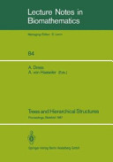 Trees and hierarchical structures : proceedings of a conference held at Bielefeld, FRG, Oct. 5-9th, 1987 /