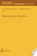 Statistics in genetics /