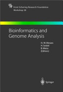 Bioinformatics and genome analysis /