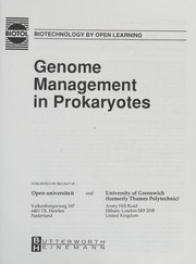 Genome management in prokaryotes.