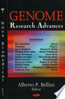 Genome research advances /