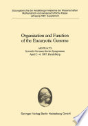 Organization and function of the eucaryotic genome : abstracts /