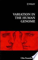 Variation in the human genome.