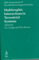 Multitrophic interactions in terrestrial systems /