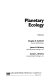 Planetary ecology /