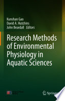 Research Methods of Environmental Physiology in Aquatic Sciences /