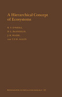 A Hierarchical concept of ecosystems /