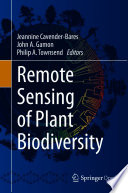 Remote Sensing of Plant Biodiversity /