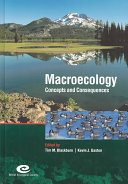 Macroecology : concepts and consequences : the 43rd Annual Symposium of the British Ecological Society, held at the University of Birmingham, 17-19 April 2002 /