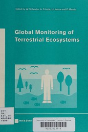 Global monitoring of terrestrial ecosystems /