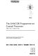 The SANCOR Programme on Coastal Processes : April 1982-March 1988 /