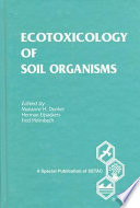 Ecotoxicology of soil organisms /