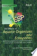 UV effects in aquatic organisms and ecosystems /