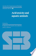 Acid toxicity and aquatic animals /