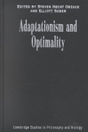 Adaptationism and optimality /