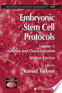 Embryonic stem cell protocols /