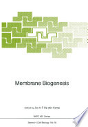 Membrane biogenesis /