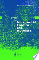 Mitochondrial function and biogenesis /