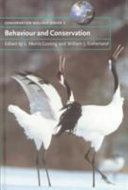 Behaviour and conservation /